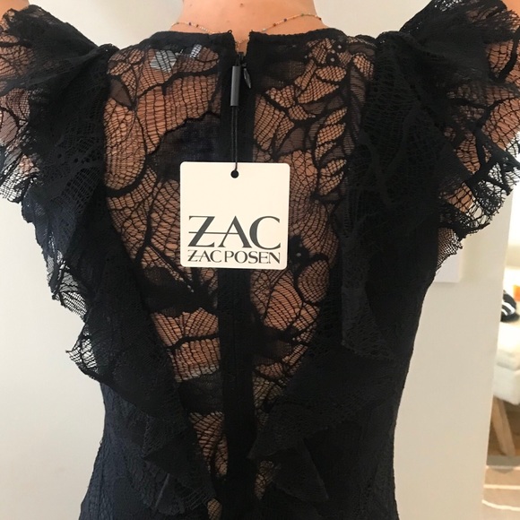 zac posen black gown